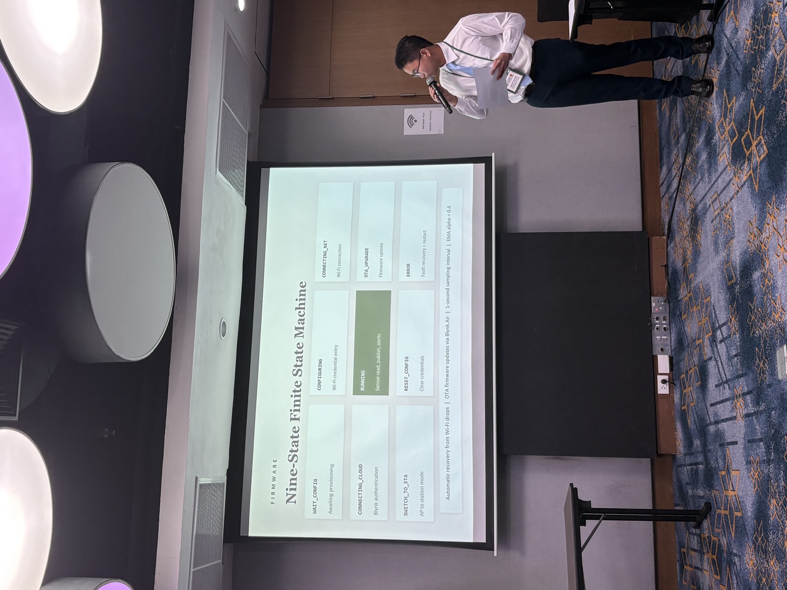 IEOM conference presentation stage